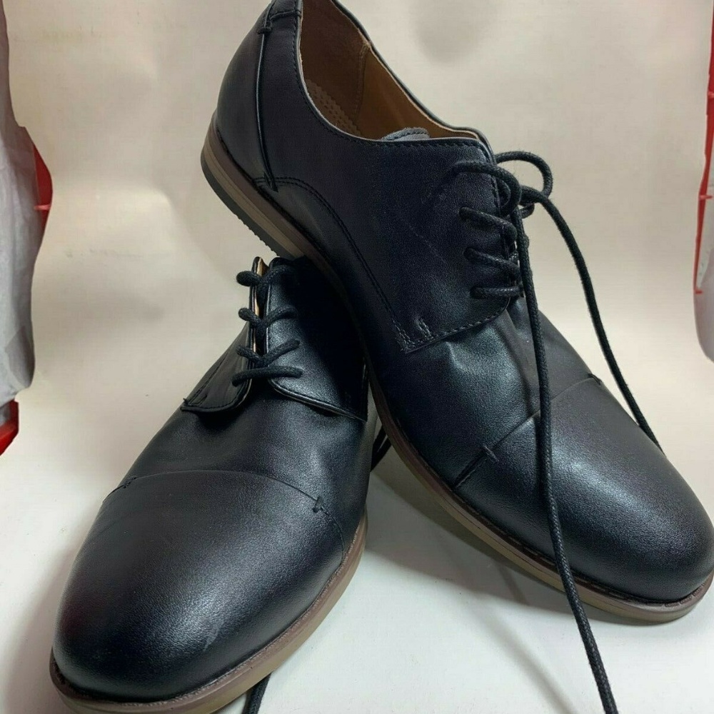 Apt 9 Brendan Black Men's Oxford Shoes Memory SZ 8
